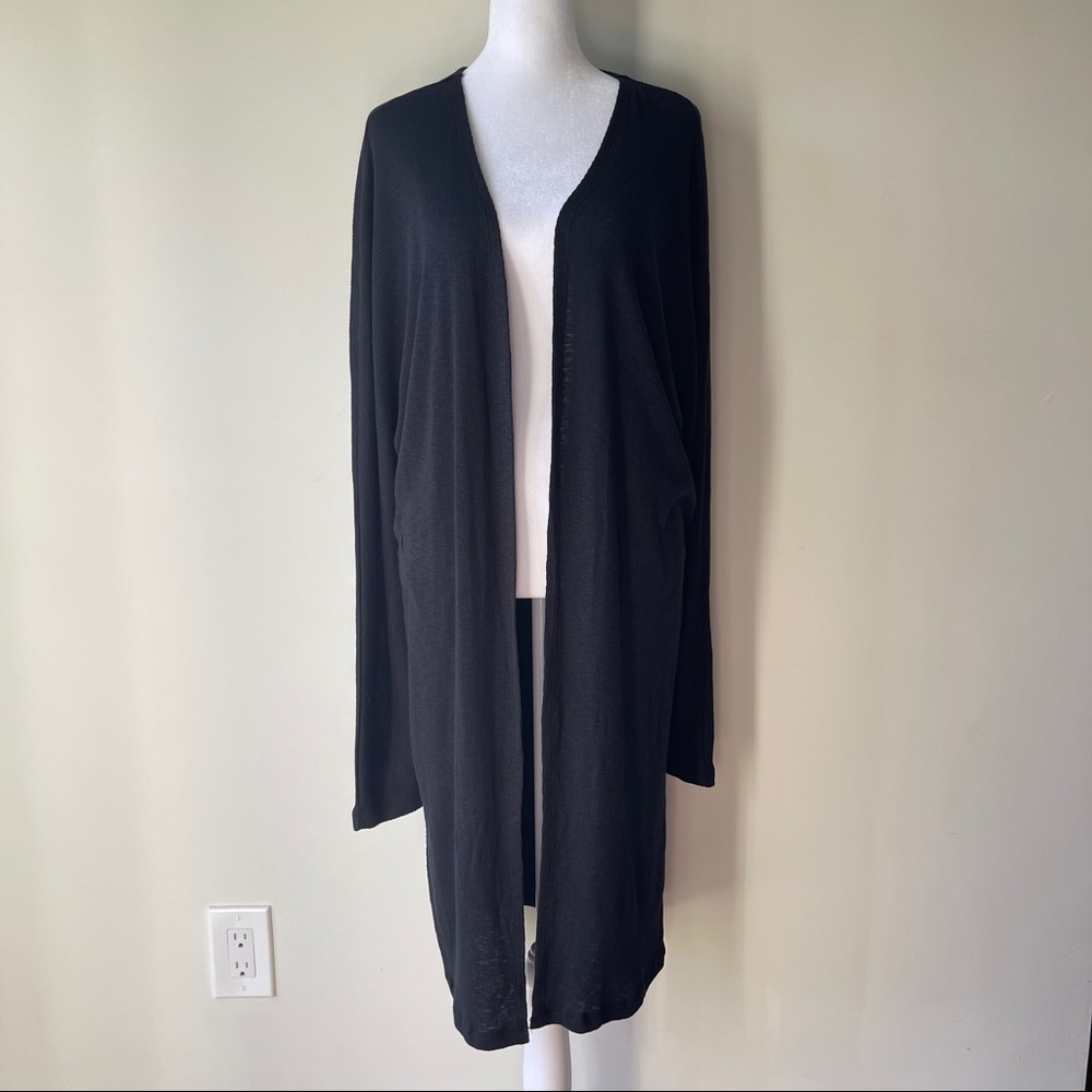 A New Day Black Long Cardigan Medium